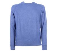 Emilio Romanelli Blue Cashmere Men Sweater - IT52 | XL