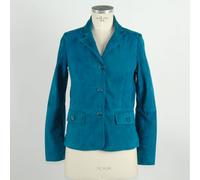 Emilio Romanelli Green Leather Women Jacket - IT48 | XL
