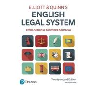 Elliott & Quinn's English Legal System