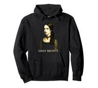 Emily Brontë Poeta Romantica Gotica e eredità romanziere Felpa con Cappuccio