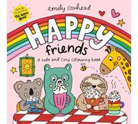 Emily Coxhead Happy Friends: A Cute and Cosy Colouring Book (Tascabile)