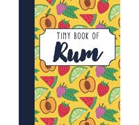 Emily Curtis-Tiny Book Of Rum Hip Flask Gift Set HBOOK NUOVO