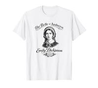 Emily Dickinson Belle di Amherst Fiore Maglietta