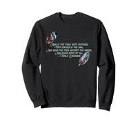 Emily Dickinson - Maglietta con Citazione letteraria Hope Thing Feathers Felpa