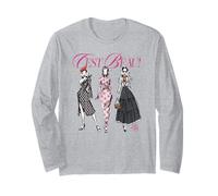 Emily in Paris C'Est Beau! Watercolor Fashion Sketch Maglia a Manica