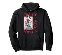 Emily in Paris Fashion Sketch with Script TV Show Felpa con Cappuccio