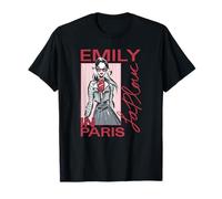 Emily in Paris Fashion Sketch with Script TV Show Maglietta