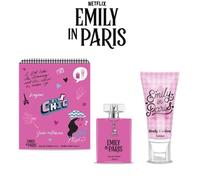 EMILY IN PARIS Kit Regalo Profumo 50ml + Crema Corpo 100ml Fragranza Femminile