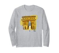 Emily in Paris Posing in The Arc De Triomphe Sketch Portrait Maglia a Manica