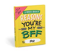 Emily McDowell & Friends Reasons You're My BFF Fill in the Love Book - Diario regalo in bianco, 10,4 x 13,7 cm
