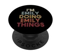 Emily Name Emily Personalized Name First Given PopSockets PopGrip Adesivo