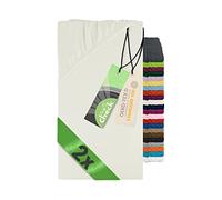 Emily´s Check 1493.2123 - Set di 2 lenzuoli con angoli elasticizzati per box e tappeto gioco, 100 x 100 cm, colore: Crema