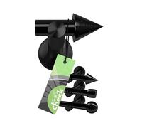 Emily´s Check Bastone per tenda nera allungabile 160-310 cm anche come asta per tenda da doccia GardienStore 160-310 cm, cono