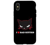 Emily The Strange I Heart Bad Kitties Custodia per iPhone X/XS