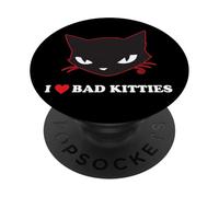 Emily The Strange I Heart Bad Kitties PopSockets PopGrip Adesivo