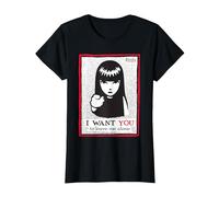 Emily The Strange I Want You To Leave Me Alone Maglietta, Donna, Nero, XXL
