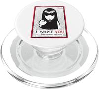 Emily The Strange I want You To Leave Me Alone PopSockets PopGrip per MagSafe