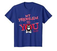 Emily The Strange My Problem Is You Maglietta, Bambini, Blu Reale, 4 Anni