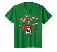 Emily The Strange My Problem Is You Maglietta, Bambini, Verde Mela, 2 Anni