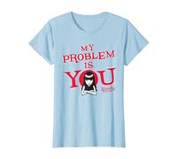 Emily The Strange My Problem Is You Maglietta, Donna, Celeste, XXL