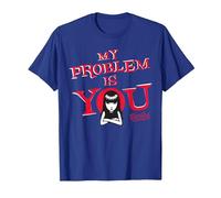 Emily The Strange My Problem Is You Maglietta, Uomo, Blu Reale, XL