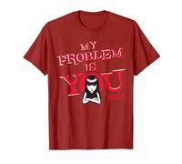 Emily The Strange My Problem Is You Maglietta, Uomo, Mirtillo Rosso, 3XL