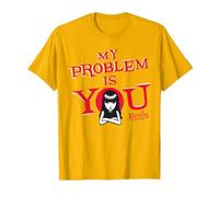 Emily The Strange My Problem Is You Maglietta, Uomo, Oro Brillante, 3XL