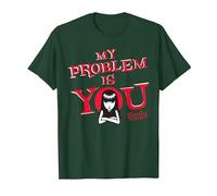 Emily The Strange My Problem Is You Maglietta, Uomo, Verde Foresta, XL