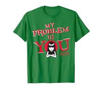 Emily The Strange My Problem Is You Maglietta, Uomo, Verde Mela, L