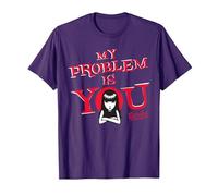 Emily The Strange My Problem Is You Maglietta, Uomo, Viola, 3XL