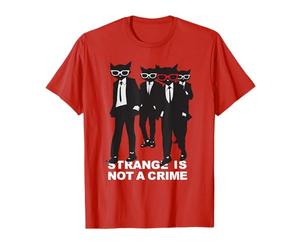 Emily The Strange Strange Is Not A Crime Maglietta