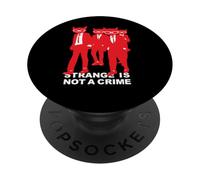 Emily The Strange Strange Is Not A Crime PopSockets PopGrip Adesivo