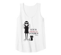 Emily The Strange Your Silence Is Golden Canotta, Donna, Bianco, XL