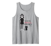 Emily The Strange Your Silence Is Golden Canotta, Uomo, Grigio Melange, S