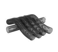 Eminchu 18 Pezzi Spirali in Plastica da 38mm per Rilegatura Ad Anelli per | Passo da 4 a 1, capacità di 310 fogli, rotazione di 360 gradi, dorsi a spirale in PVC per rapporti di ufficio, presentazioni