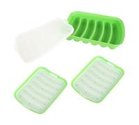 Eminchu 6 Pezzi Pressa per Stampi in Silicone per Salsicce, Pressa per Salsicce, con Resistenza Alle Alte Temperature, per Cuocere Hot Dog Fai da Te, Torte, Uova (GREEN)