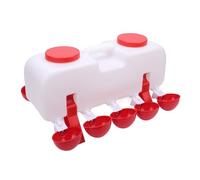 Eminchu Alimentatore Automatico per Acqua per Polli Robusto Bevitore Autoriempitivo di Grande capacità per Pollame Anatre Oche ABS 25 Pezzi