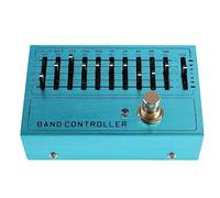 Eminchu Amplificatore EQ a 10 Bande per Chitarristi, Controller per Strumenti in Lega di Alluminio Resistente con Regolazione del Volume Indipendente, Perfetto per gli Amanti della Musica