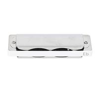 Eminchu Armonica Blues Professionale a Bocca per Principianti con Corpo in Resina ABS e Suono Meraviglioso (WHITE)