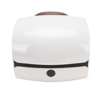 Eminchu Bauletto Posteriore per Moto Custodia per Bagagli da 32 Litri Leggera in ABS Resistente Alla Pioggia per Viaggi a Lunga Distanza (bianco brillante)