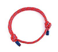 Eminchu Bracciale da Paracadute, Braccialetto dell'amicizia Regolabile in Corda Mimetica Rossa, Braccialetto Resistente Alla Moda con Design Sicuro, Ideale per Uomini e Donne, Regali Unisex, Balli