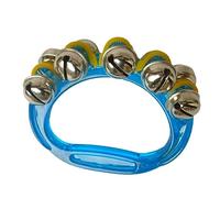 Eminchu Campanello da Polso a Fascia, Campanelli in Plastica per Bambini, Strumento Musicale a Percussione Dal Suono Nitido, Ideale per la Prima Educazione, l'interazione Genitore-figlio e la (BLUE)