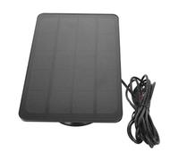 Eminchu Caricatore a Pannello Solare Impermeabile per Videocamera Pannello Solare con Supporto Regolabile 10 W per Videocitofono 2 3+ IP66 Impermeabile per Uso Interno/esterno (CSP4W-U-B)