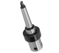 Eminchu Cono Morse Conico, Manicotto per Punta con Raffreddamento Interno in Acciaio MT2 da 19,05 Mm, Adattatore R8 con Refrigerante Automatico, Ideale per Trapano Magnetico, Banco Radiale e Tornio