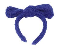 Eminchu Copricapo con Fiocco, Fascia per Capelli Blu a Forma di Fiocco Grande per Lavare il Viso, Fascia Elastica Morbida e Morbida Dal Design Confortevole, Ideale per Trucco, Spa, Yoga e Donne,