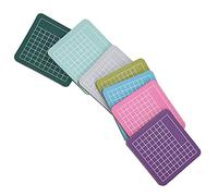 Eminchu Crafty Set di Cuscinetti da Taglio da 7 Pezzi, Mini Tappetino da Taglio con Buon Potere Autoripristinante, Perfetto per Tracciare e Tagliare la Carta, Tagliere Portatile e Versatile, Verde