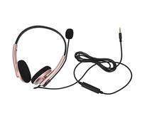 Eminchu Cuffia per Call Center, Elegante e Confortevole con Cancellazione del Rumore per il Team del Servizio Clienti ABS 1 unità (Singolo 3,5 mm)