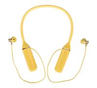 Eminchu Cuffie Bluetooth con Archetto da Collo Display di Alimentazione a LED con Auricolari Magnetici per Sport Ed Esercizi, Design Ergonomico, Impermeabile, Batteria da 500 MAh (YELLOW)