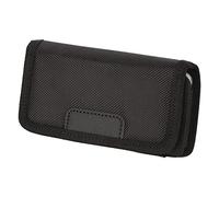 Eminchu Custodia da Cintura per Telefono Resistente in Nylon con Clamp/Holder da Cintura Clamp/Holder-On Nera per 14 Pro S23 5G 4.7-6.1in Telefono Cellulare