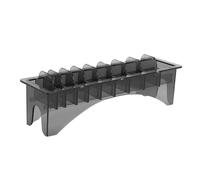 Eminchu Custodia Porta Pettine Guida per Tagliacapelli con Design Organizer a 10 Griglie per Professionisti del Salone e Uso Personale, Materiale Plastico Robusto, 9,8 X 2,8 X 2,6 Pollici